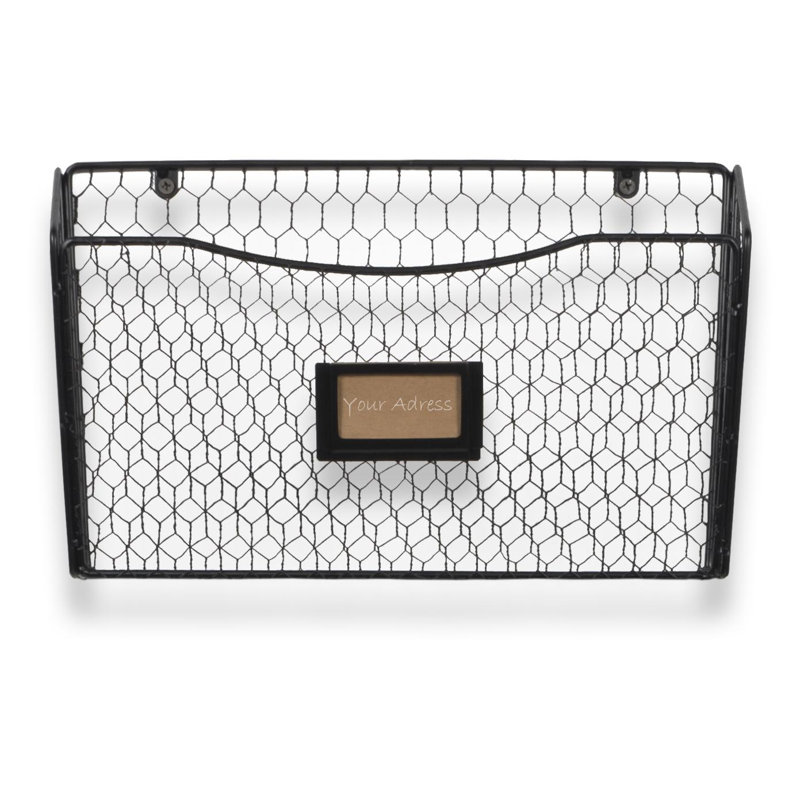 Gracie Oaks Botkin Wall Mail Organizer with Wall Baskets & Reviews